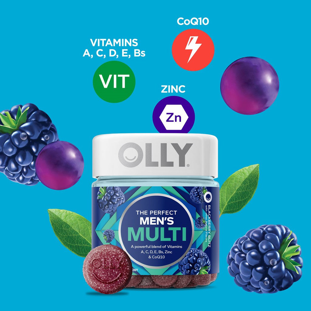 Olly Women/Men/Kids Multivitamins 90/130 Gummies (Supports Daily Health) No Sugar Coating