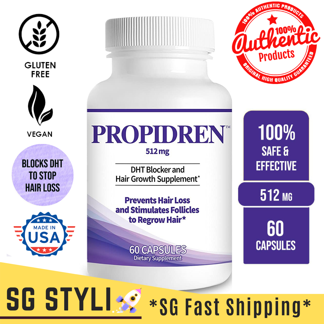 Propidren DHT Blocker with Saw Palmetto Hair Growth Supplement 60 Caps