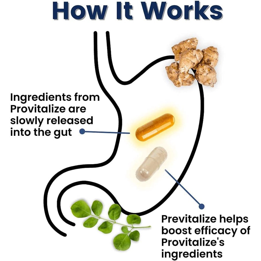 Provitalize Previtalize Slim Gut Bundle for Slimming - Promote Digestion, Metabolism and Gut Health