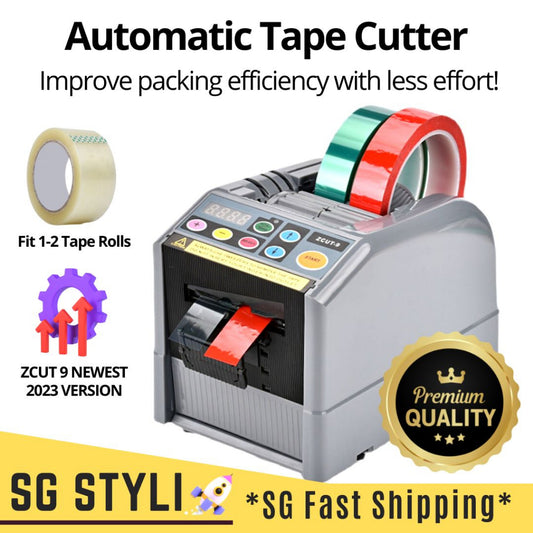 Zcut9 Automatic Tape Dispenser Premium 1 or 2 Rolls Smart Sensor